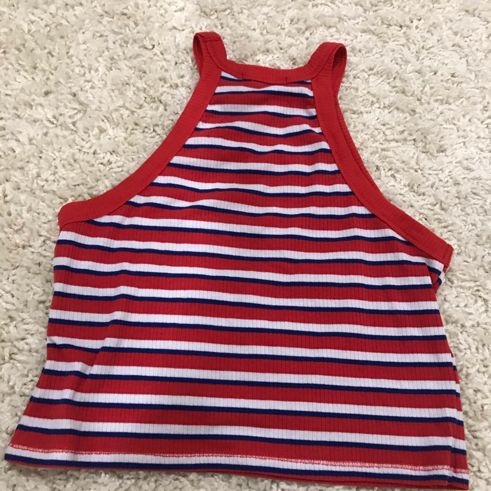 Cotton On Striped Halter Top